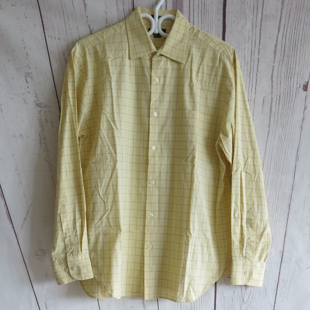 J. Crew 100's 2 Ply 100% Cotton Button Down Long Sleeve Shirt - Size M (15-15.5)